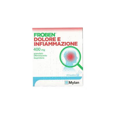 MYLAN Froben Dolore e Infiammazione 400 mg Ibuprofene 20 bustine granulato effervescente